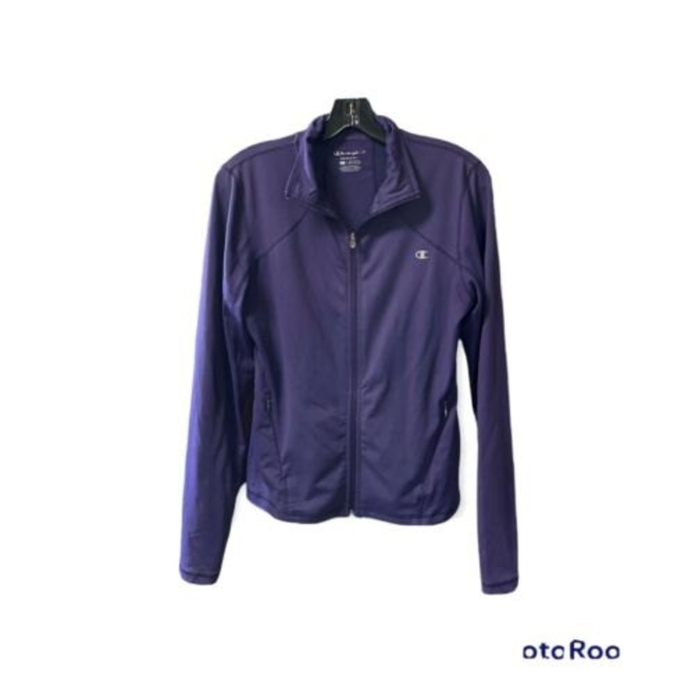 Champion Ladies Double Dry Zip Up Athletic Jacket Size Medium